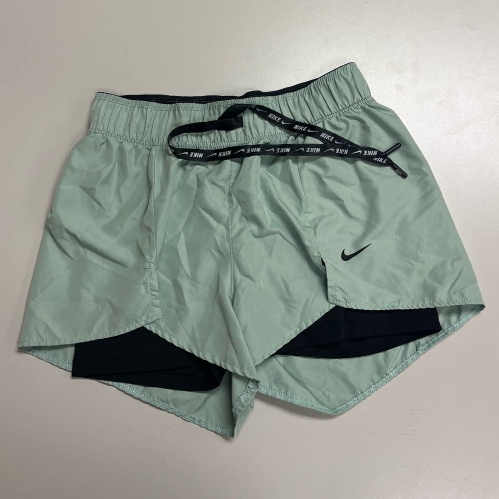 Nike Light Green Athletic Shorts
